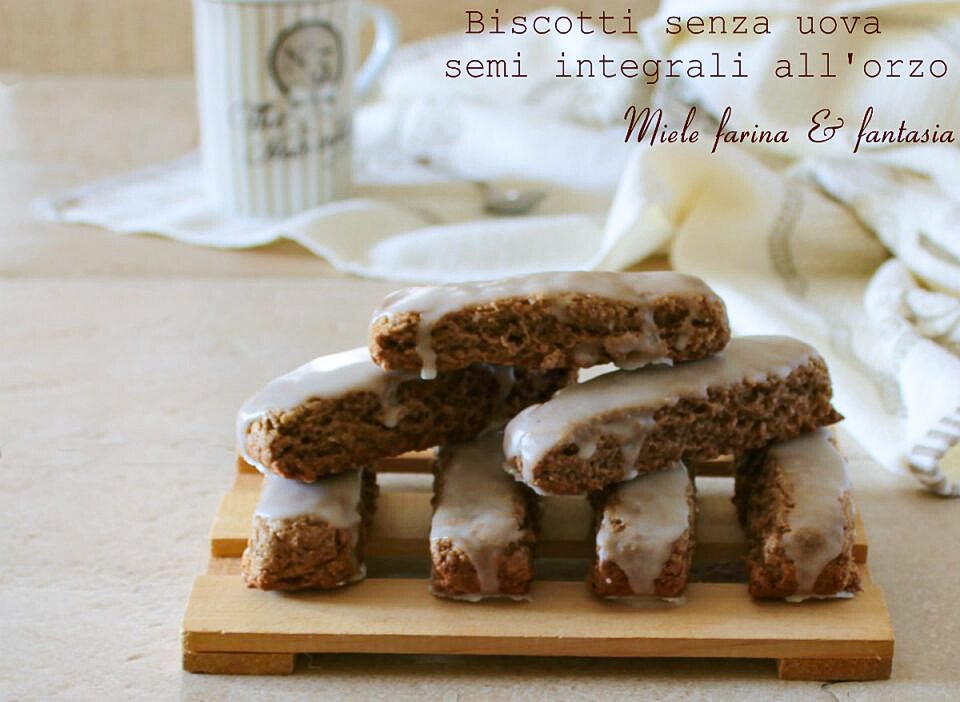 Biscuits semi-complets sans œufs au goût d’orge