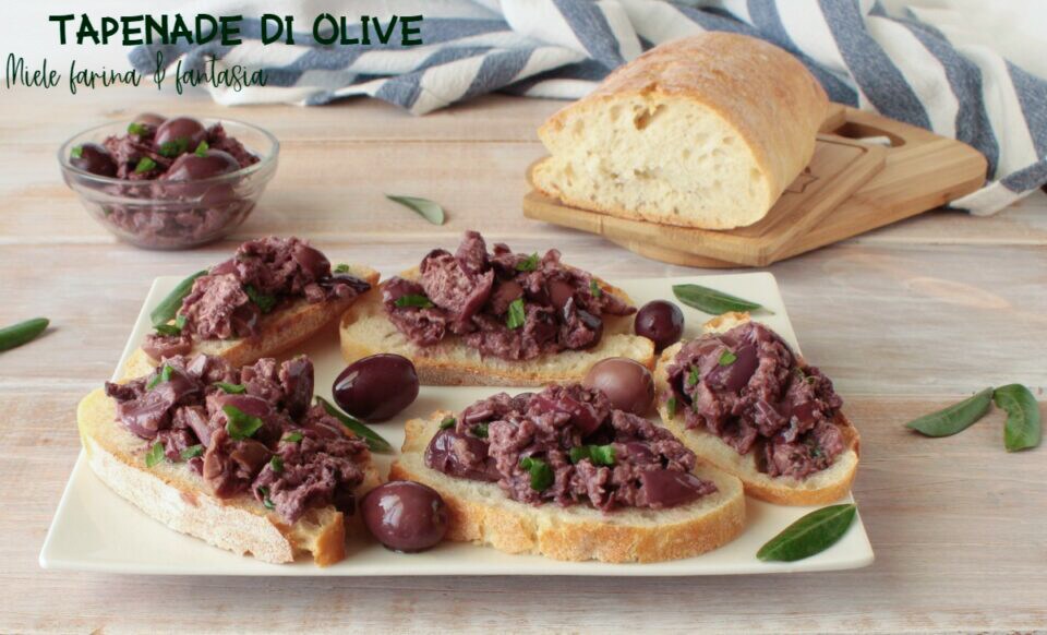 Tapenade d’olives noires. Recette de base facile