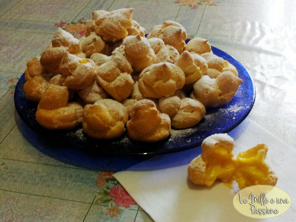 Choux à la crème pâtissière