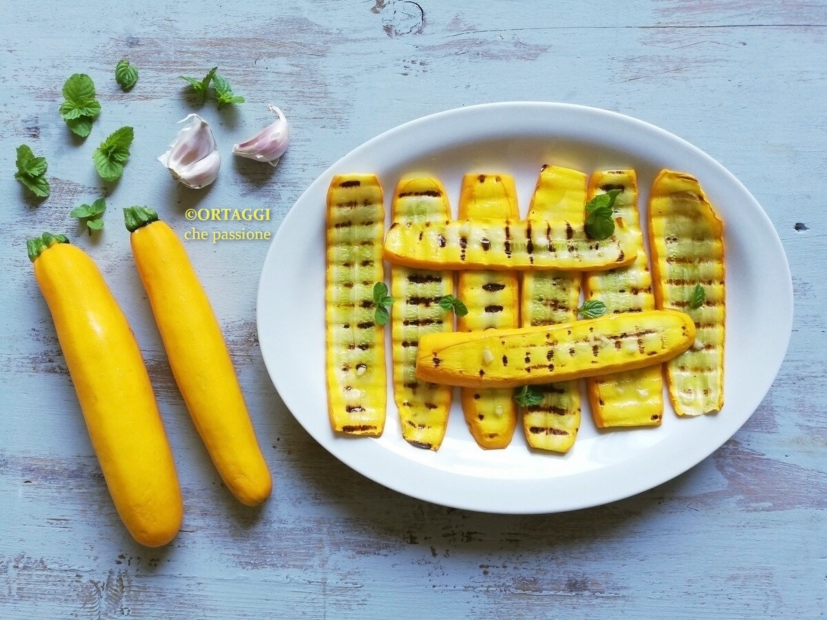 Courgettes jaunes grillées – comment les cuisiner