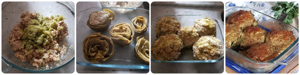 artichauts farcis au jambon