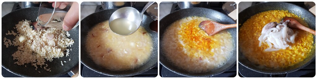 risotto aux fruits de mer au safran