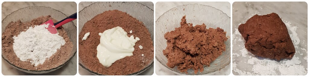 tarte au cacao avec crème de noisettes