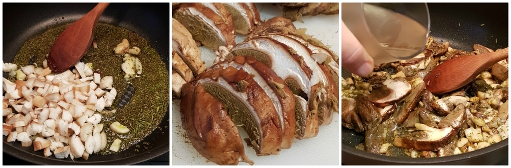 sauce aux cèpes frais