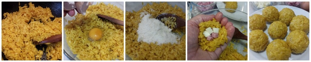 croquettes de riz au four