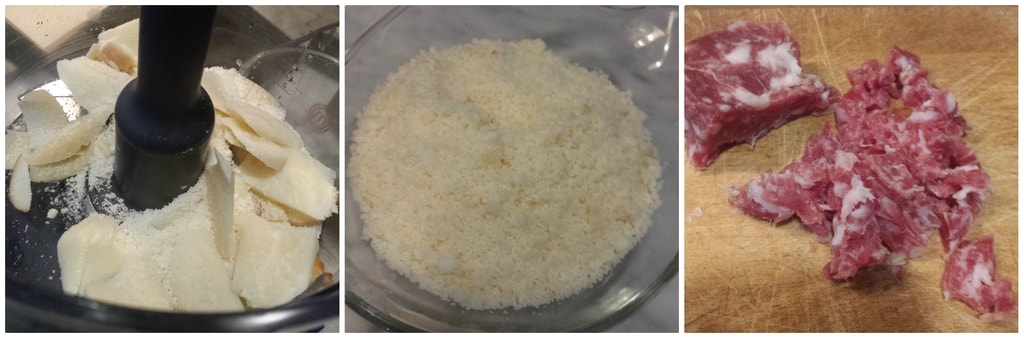 tresses salées avec saucisson et fromages