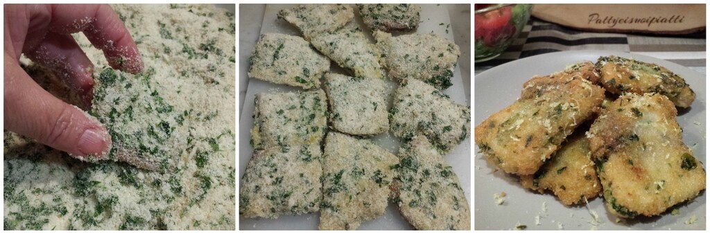 morceaux d'espadon avec chapelure croustillante