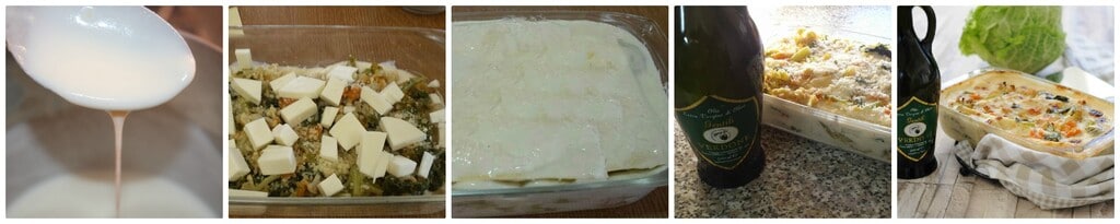 Lasagnes aux légumes et béchamel