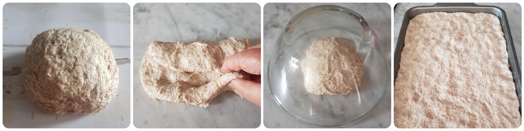 focaccia intégrale avec tomates cerises