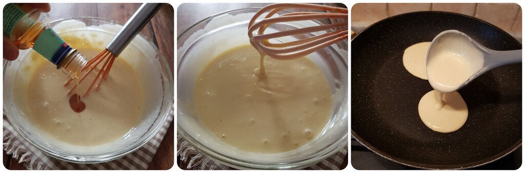 pancakes avec miel et fruits des bois