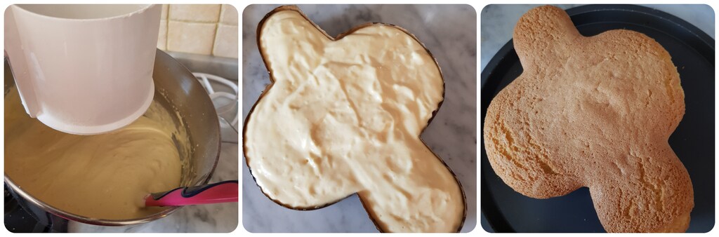 gâteau mimosa de Pâques génoise