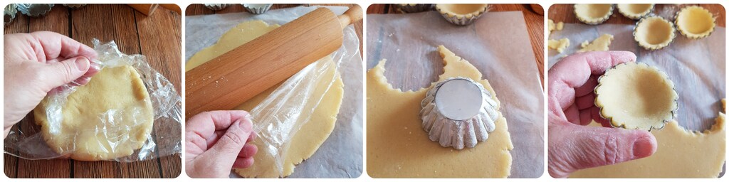 tartelettes à la crème et aux fruits rouges