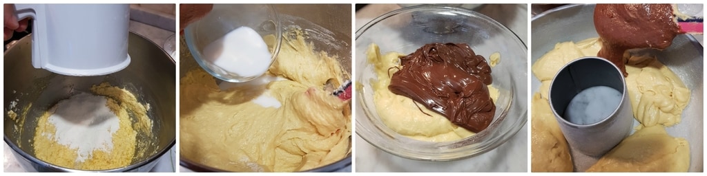 gâteau aux poires et Nutella