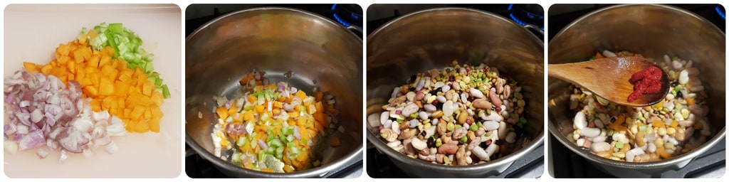 soupe de légumineuses mixtes