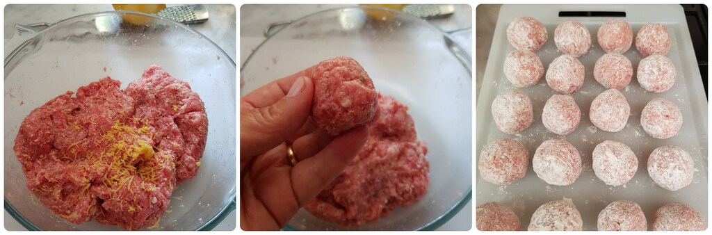 boulettes de viande au citron