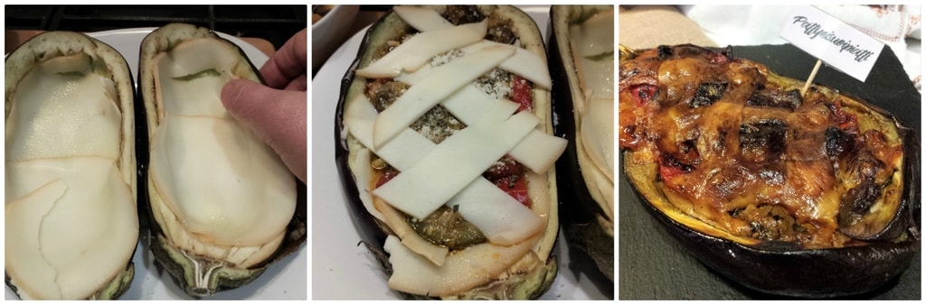 aubergines farcies de caponata
