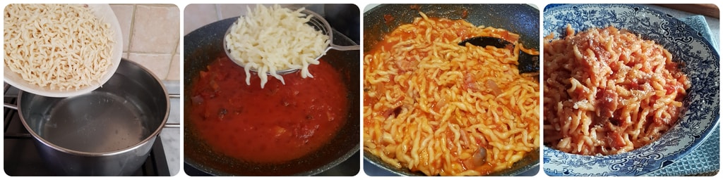 trofie à l'amatriciana