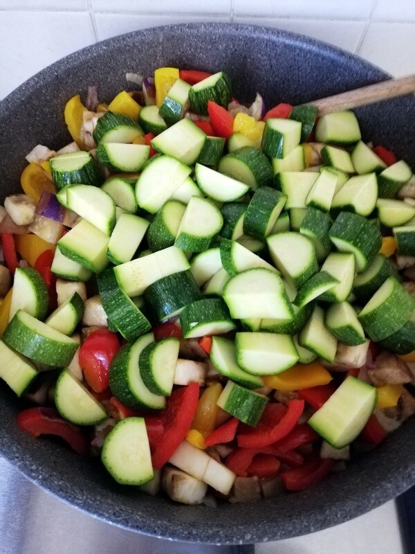 légumes cuits et croquants