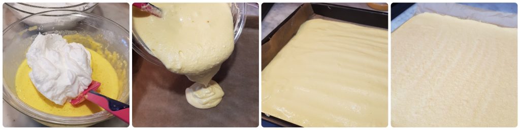 gâteau roulé à la crème et fruits rouges
