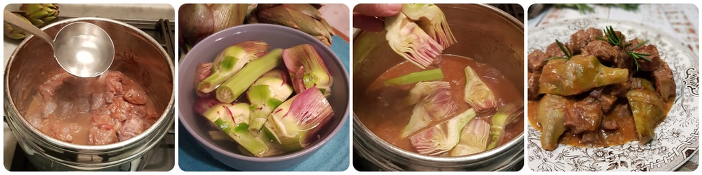 ragoût de veau aux artichauts