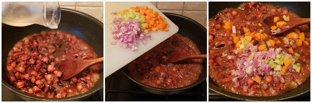 pâtes au ragoût de poulpe