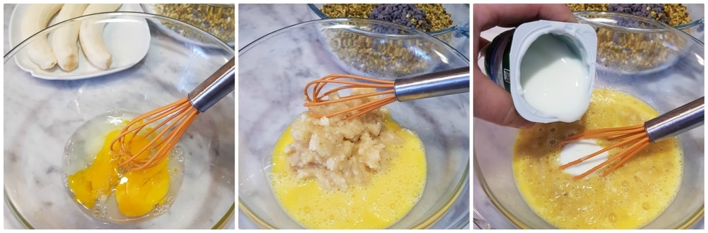 pain à la banane avec pistaches