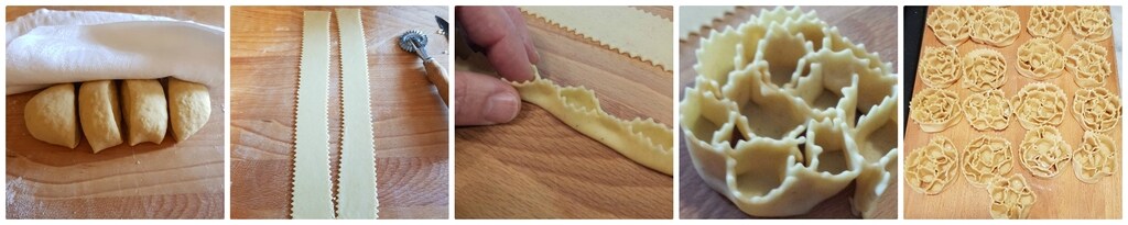 cartellate des Pouilles avec miel et amandes