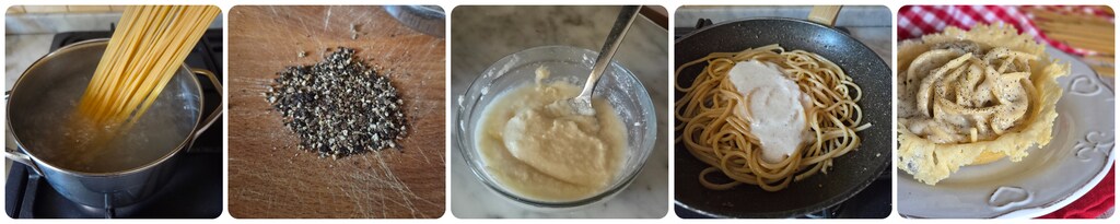 spaghetti cacio et poivre