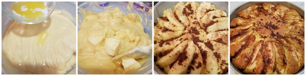 gâteau aux pommes et cannelle