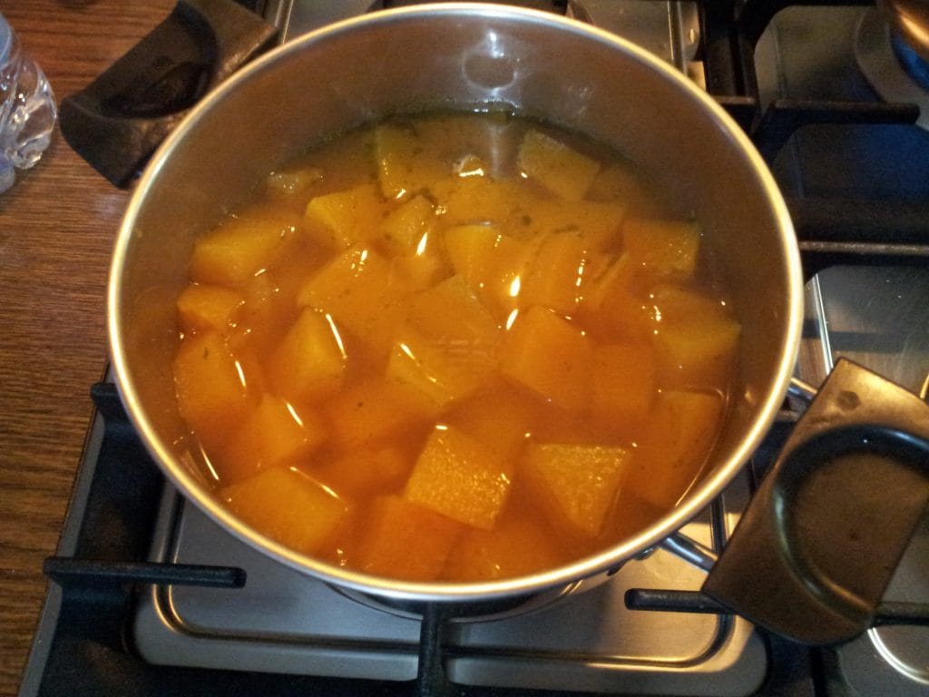 Citrouille bouillie