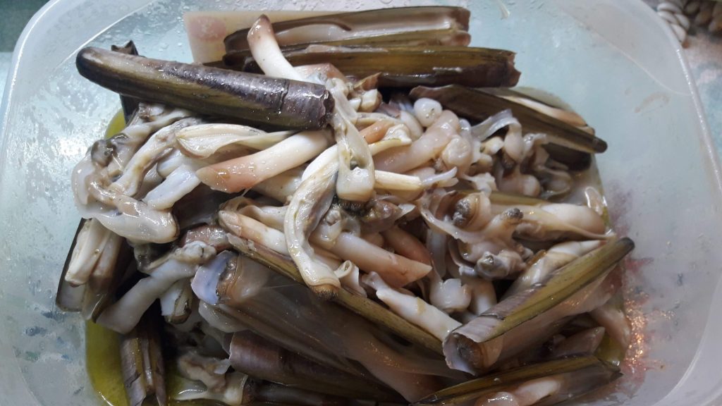 La soupe de couteaux de mer