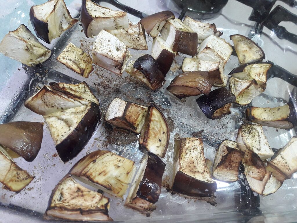 aubergines cuites