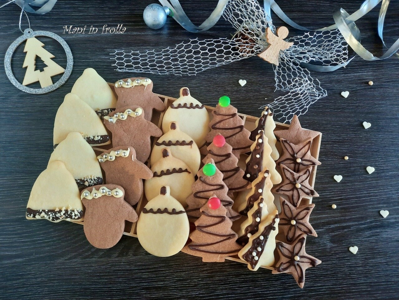Biscuits de Noël assortis