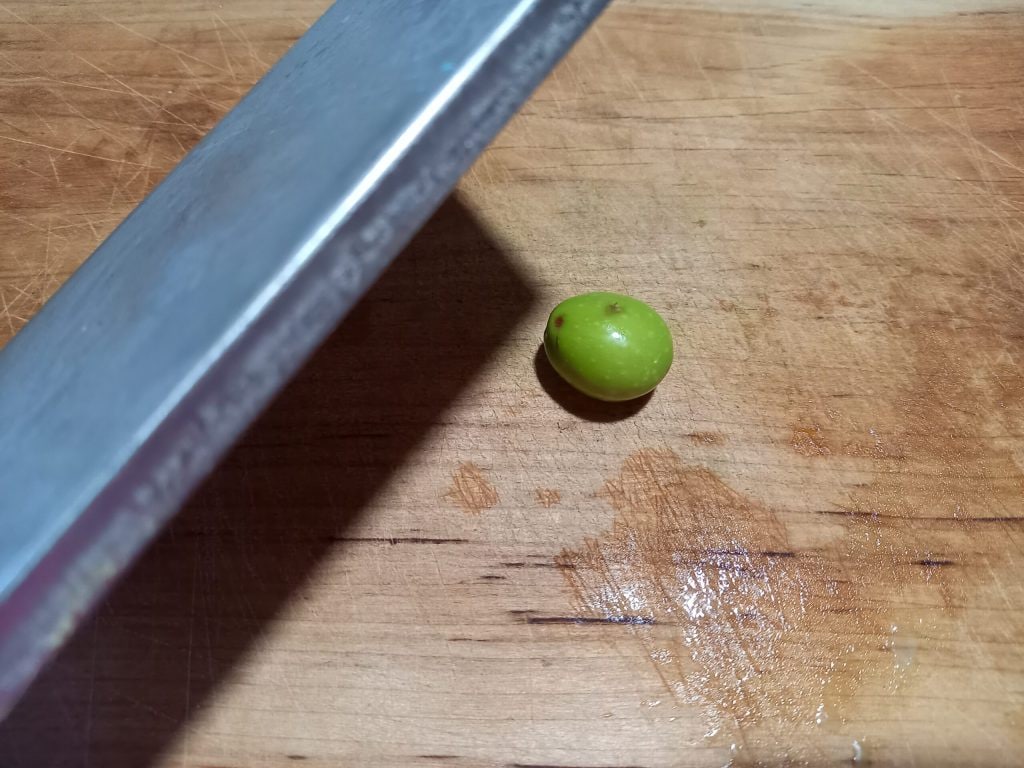 Recette originale des olives écrasées