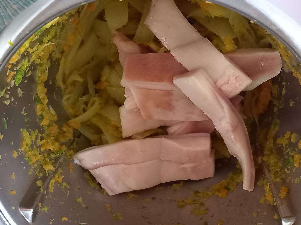 Gênoise de porc saucisse et couenne