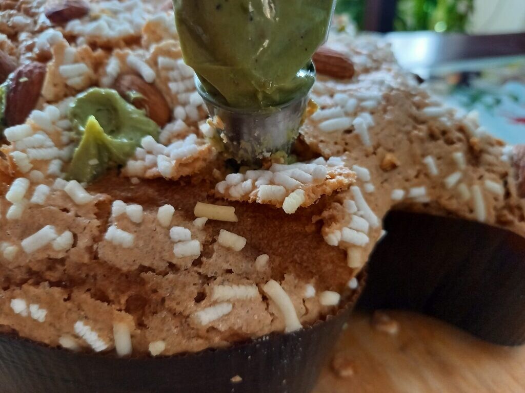 La colombe de Pâques au pistache