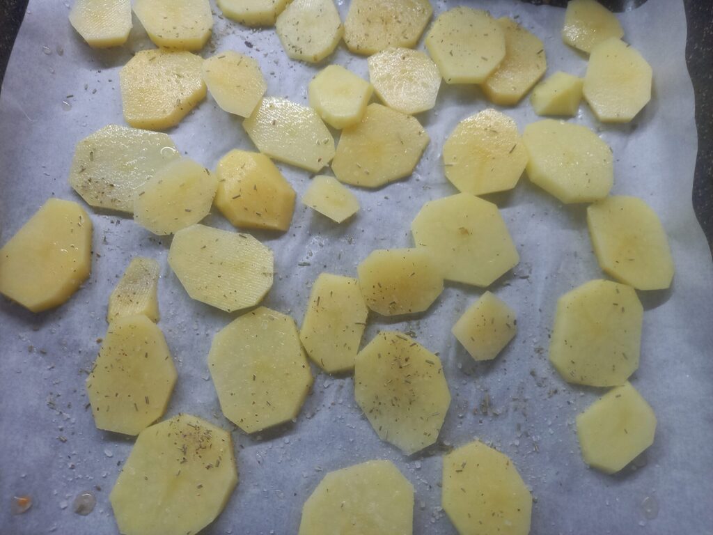 pommes de terre en tranches