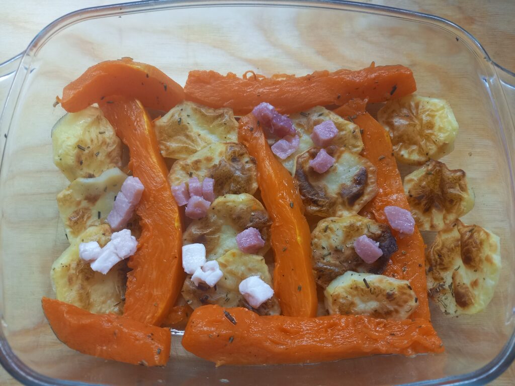 Gratin de potiron et pommes de terre