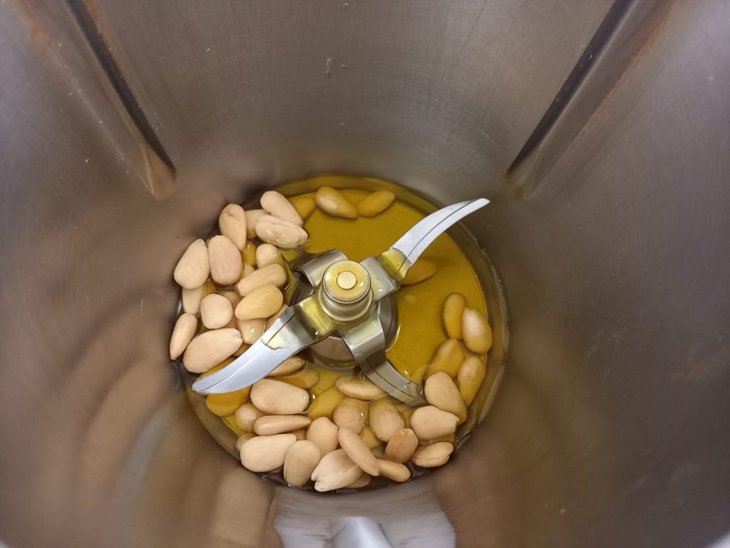 Pesto de basilic et amandes