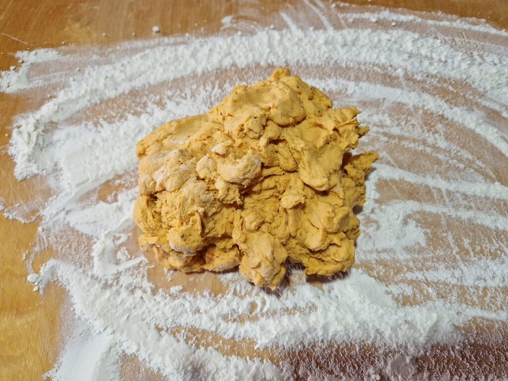 Pâte faite à la main