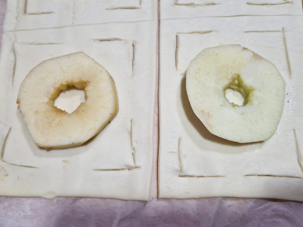 feuilletés aux pommes