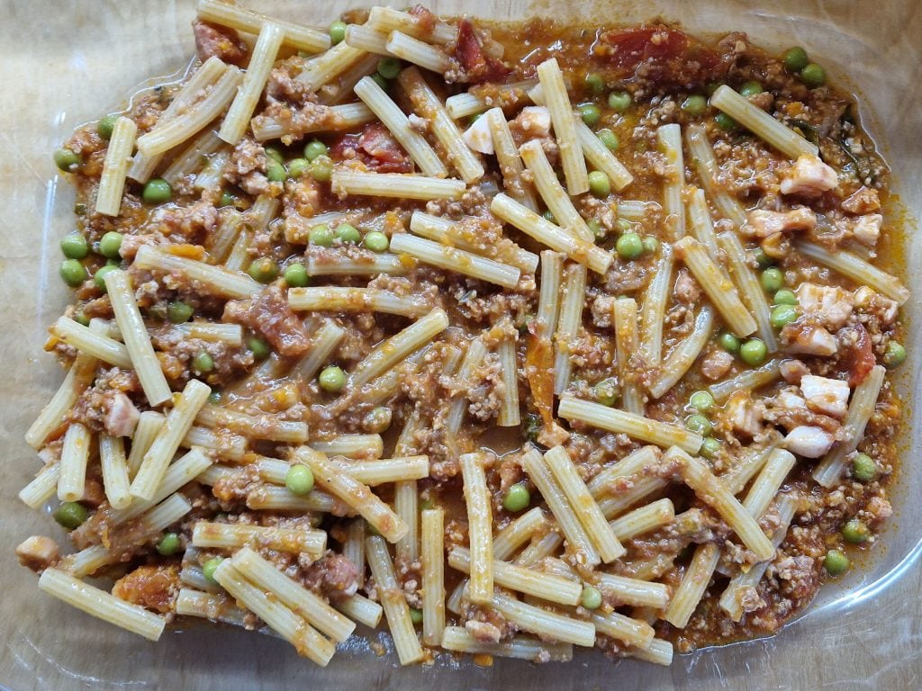 Pâtes au four à la messinaise