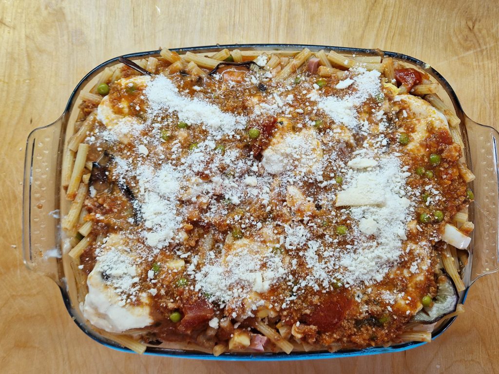 Pâtes au four à la messinaise