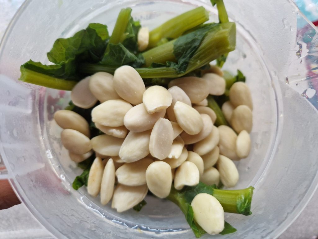 le pesto de pousses de brocoli-rave