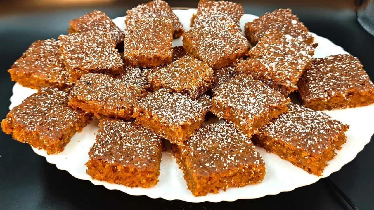 Carrés de carottes et pommes