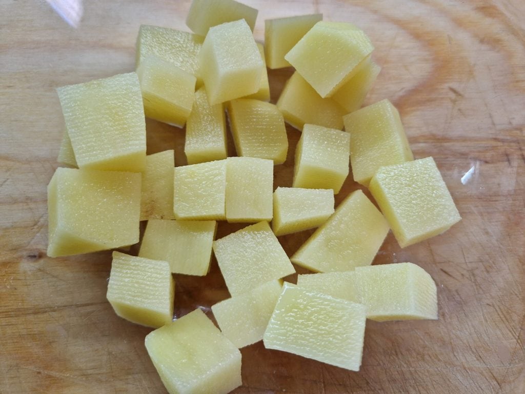 pommes de terre en dés