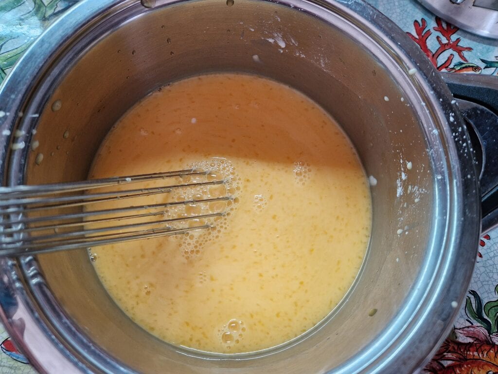 Crème aux mandarines et amandes