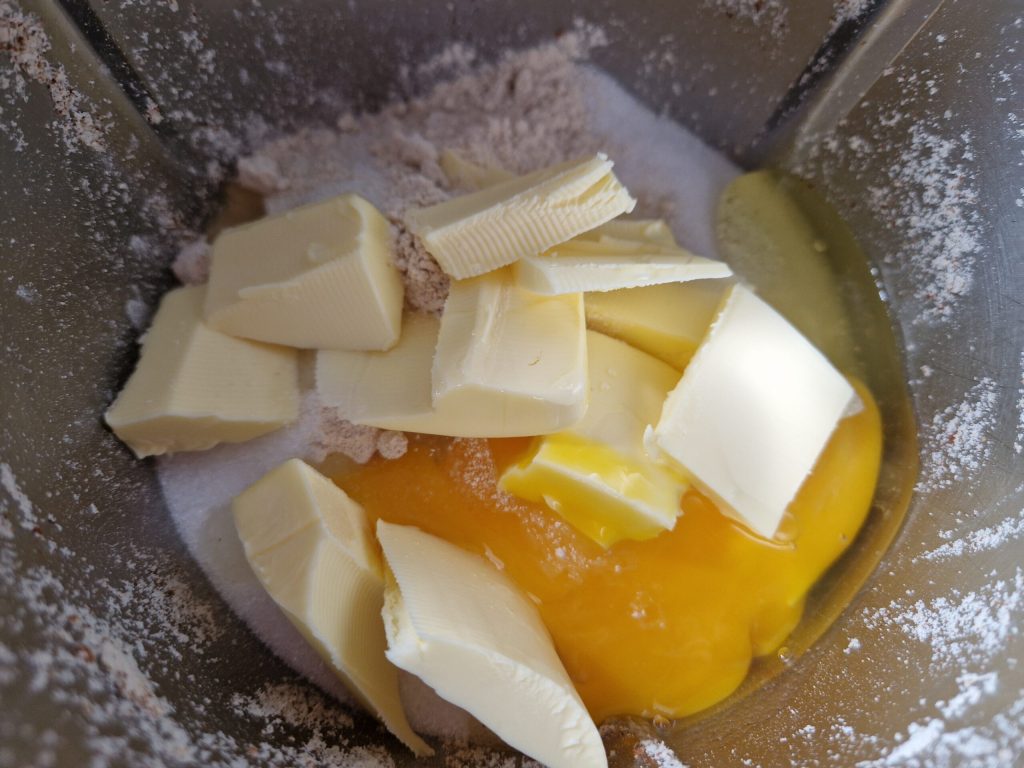 beurre farine sucre œufs