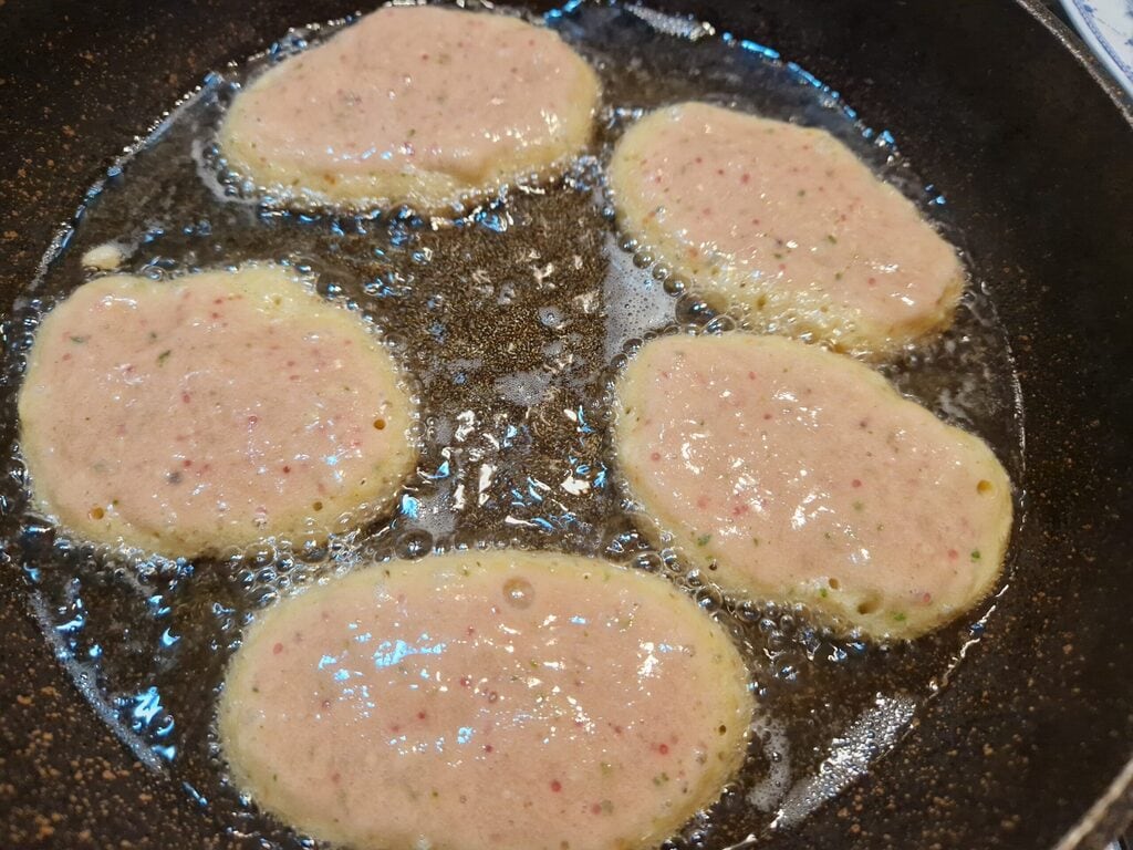 Beignets aux œufs de calmar géant