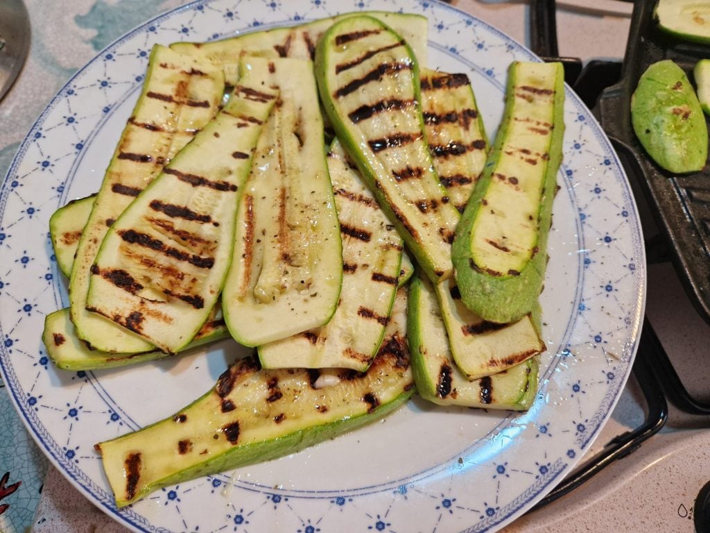 courgettes grillées